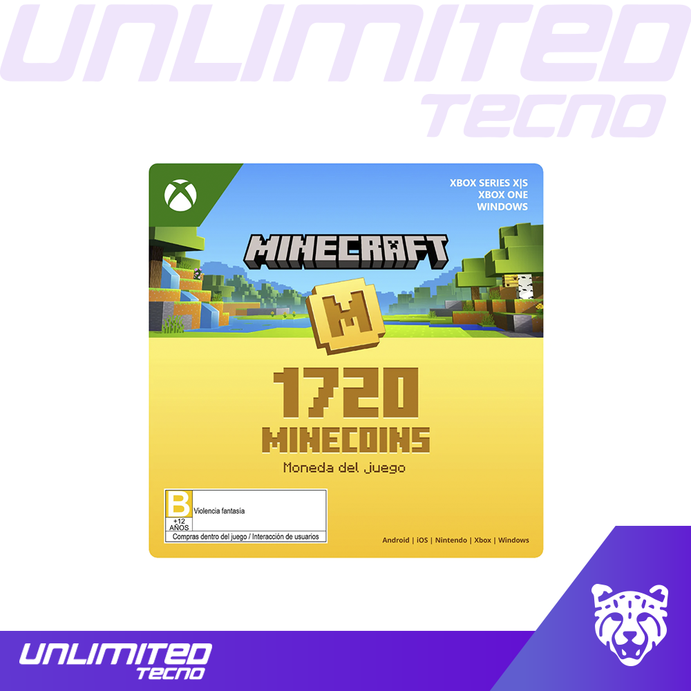 MinecraftMrktplcMCoinDigPKLicOnlineESD1720MonedasR17